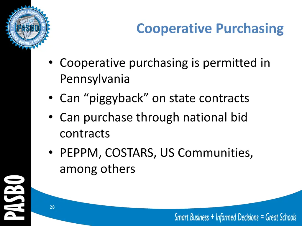 cooperative purchasing