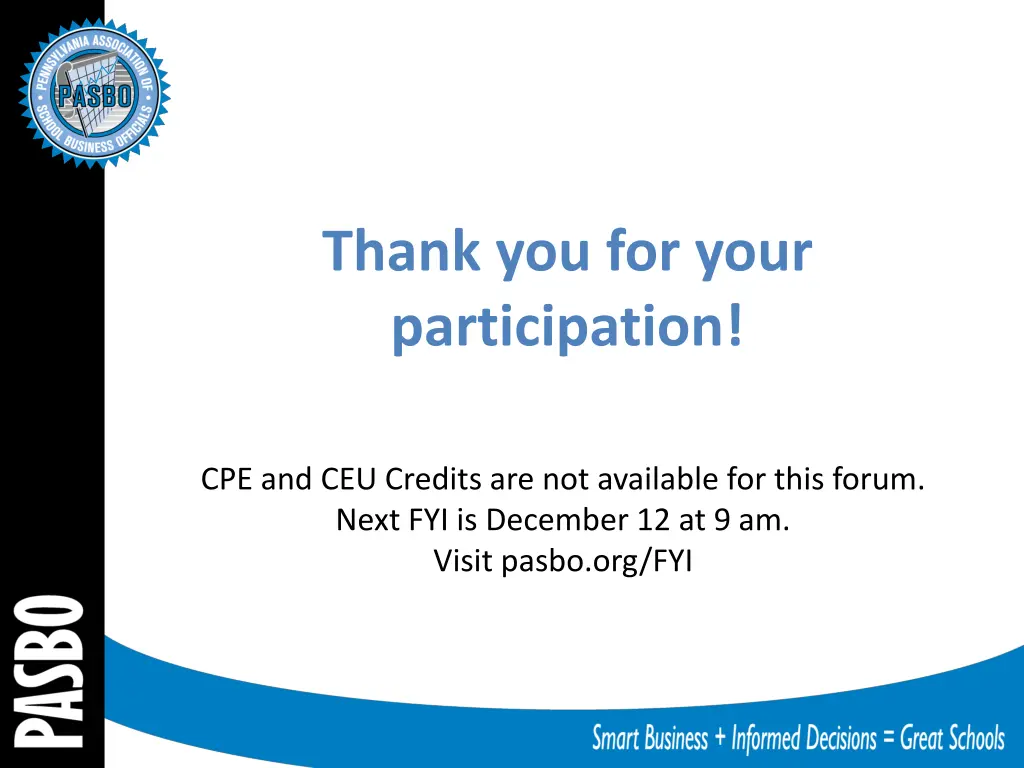 thank you for your participation