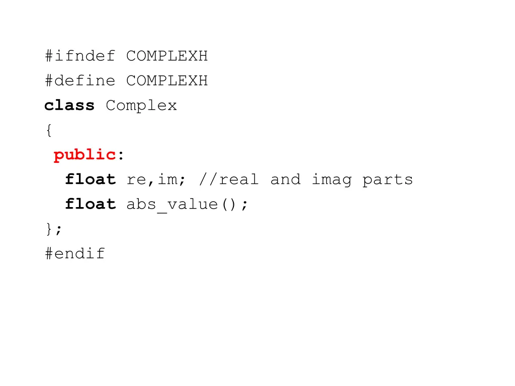 ifndef complexh define complexh class complex 1