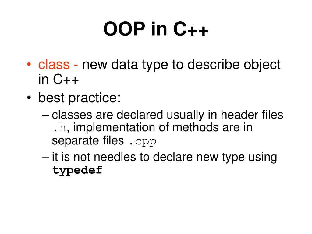 oop in c