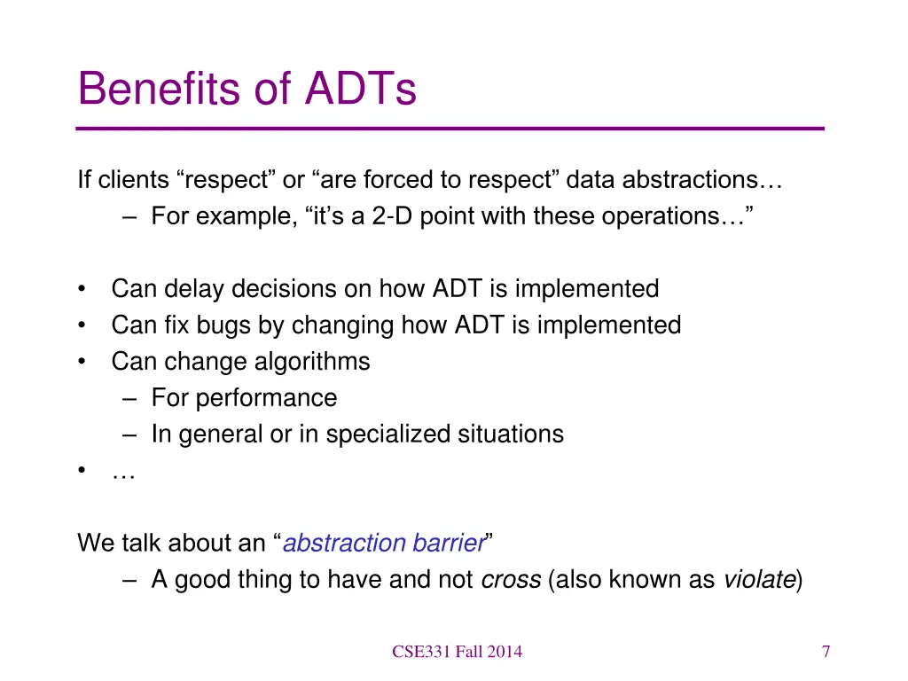 benefits of adts