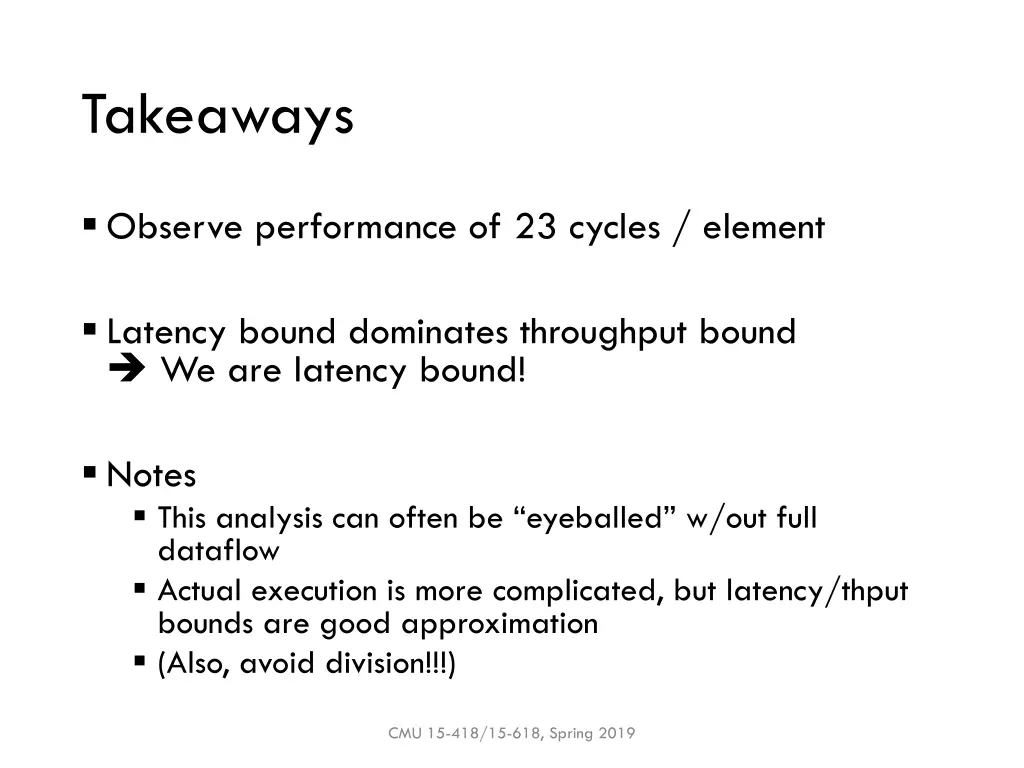 takeaways