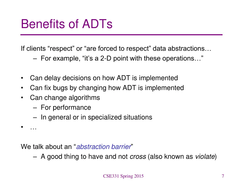 benefits of adts