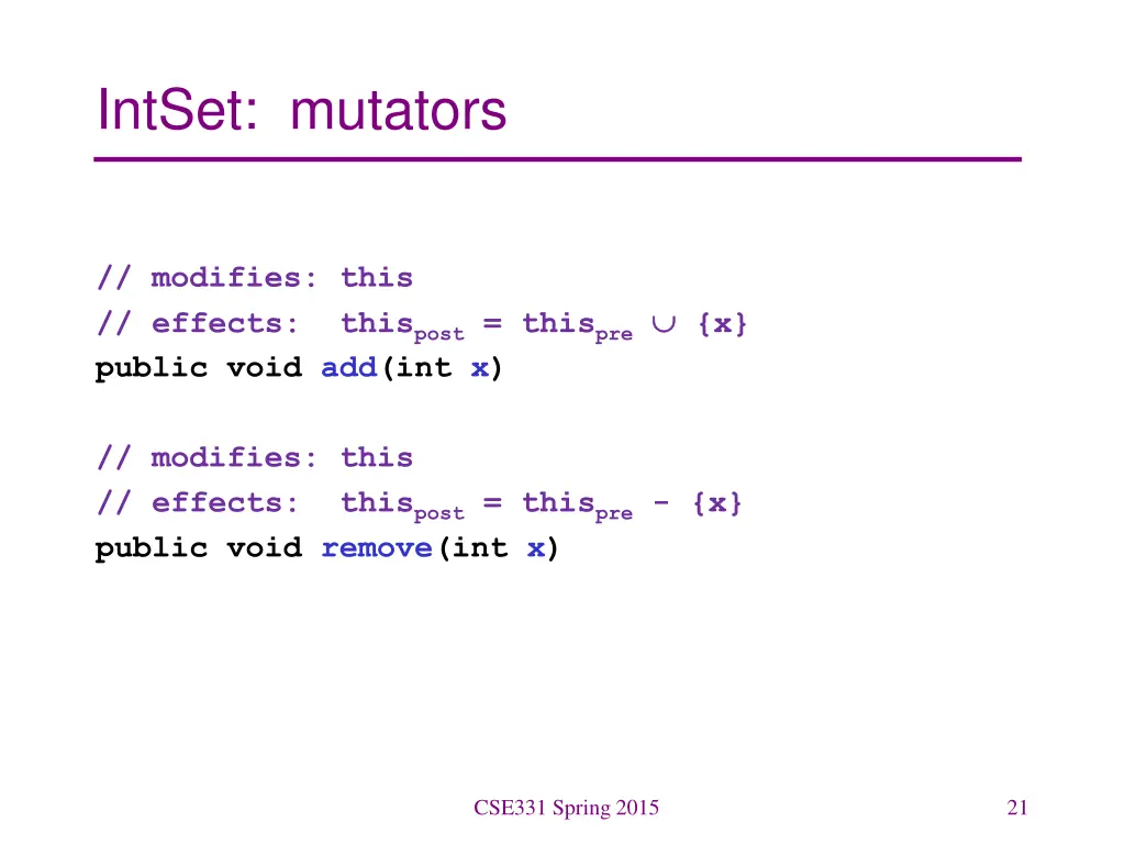intset mutators