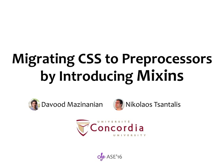 migrating css to preprocessors by introducing