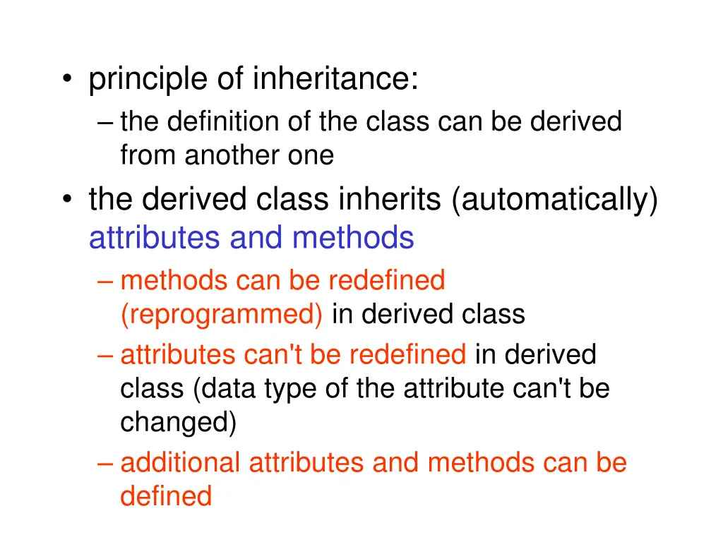 principle of inheritance the definition
