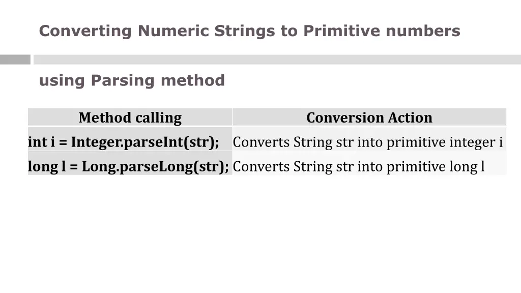 converting numeric strings to primitive numbers