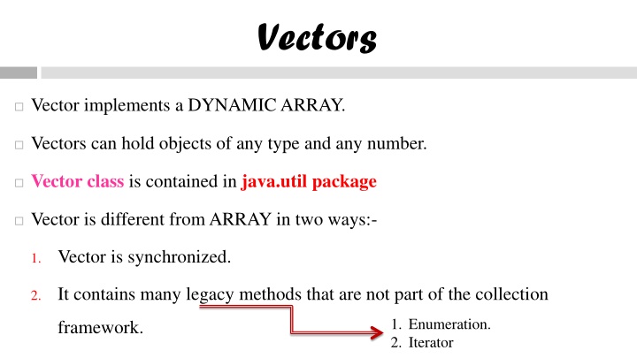 vectors
