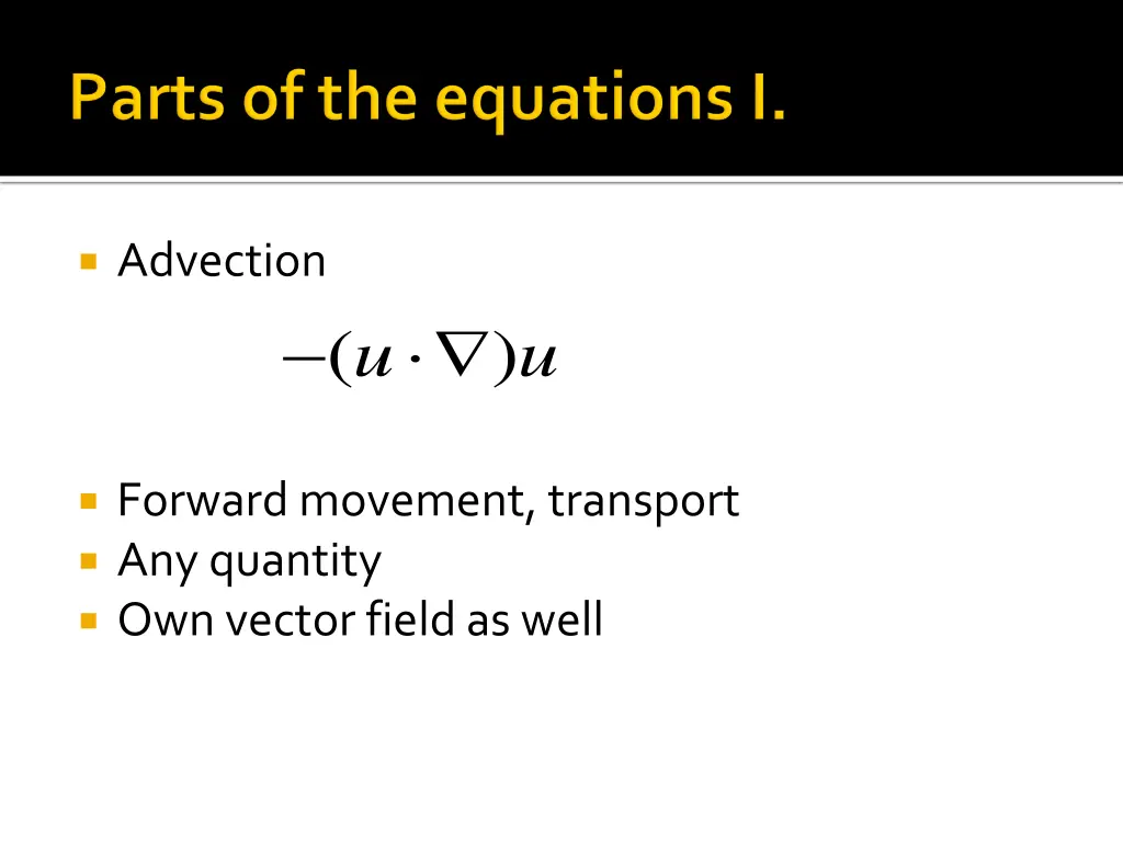 advection