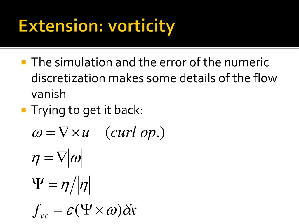 the simulation and the error of the numeric