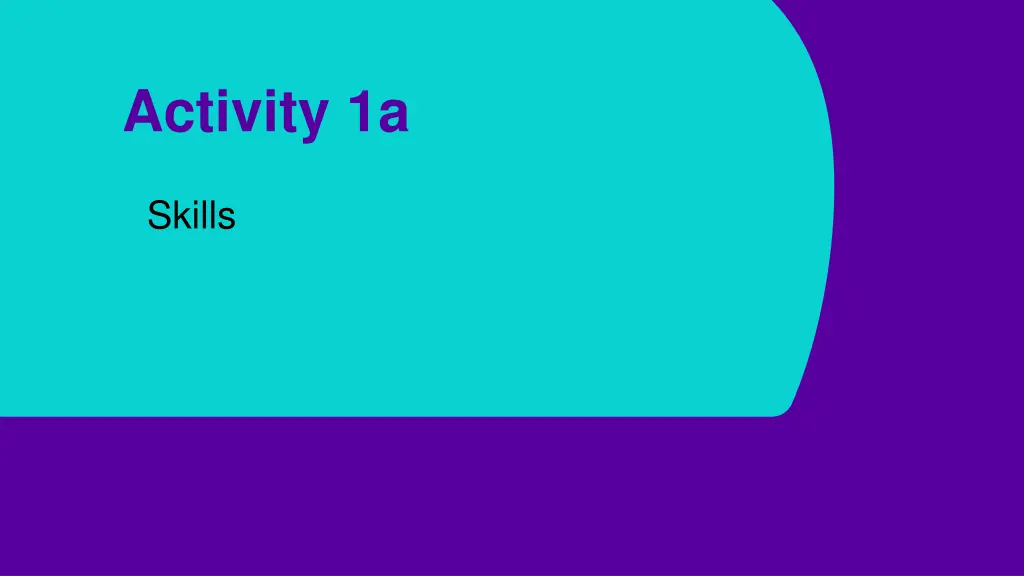 activity 1a