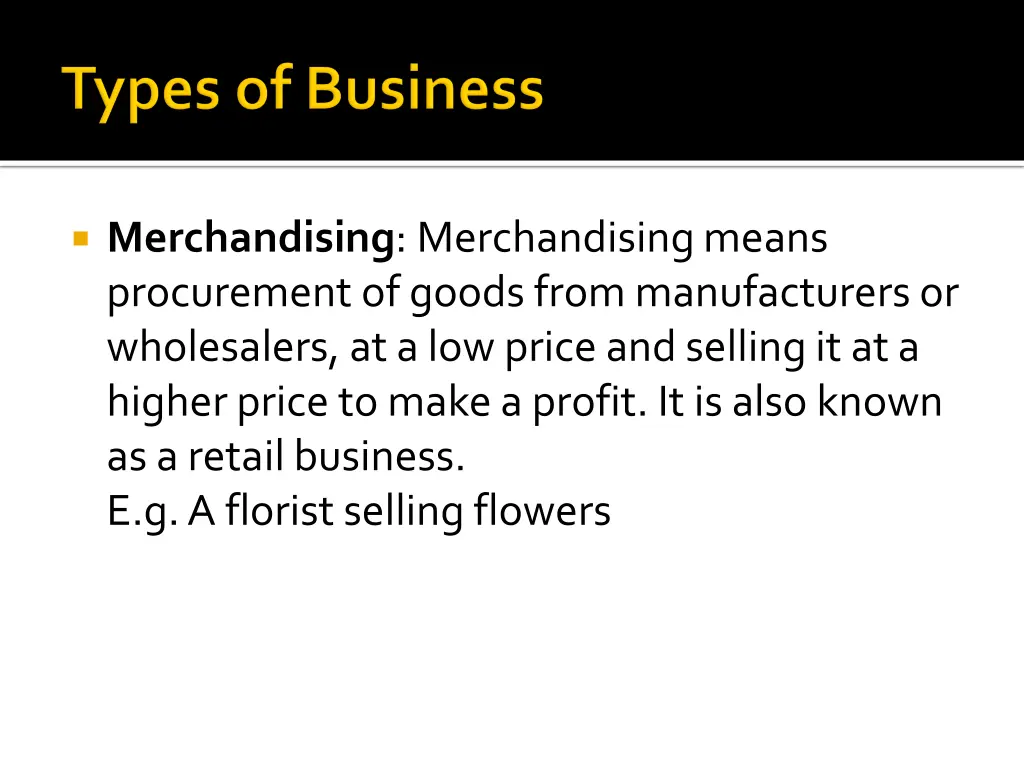 merchandising merchandising means procurement