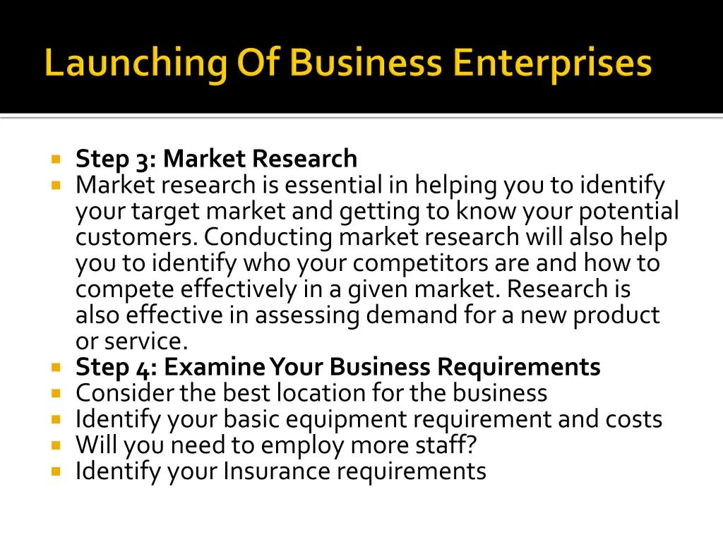 step 3 market research market research