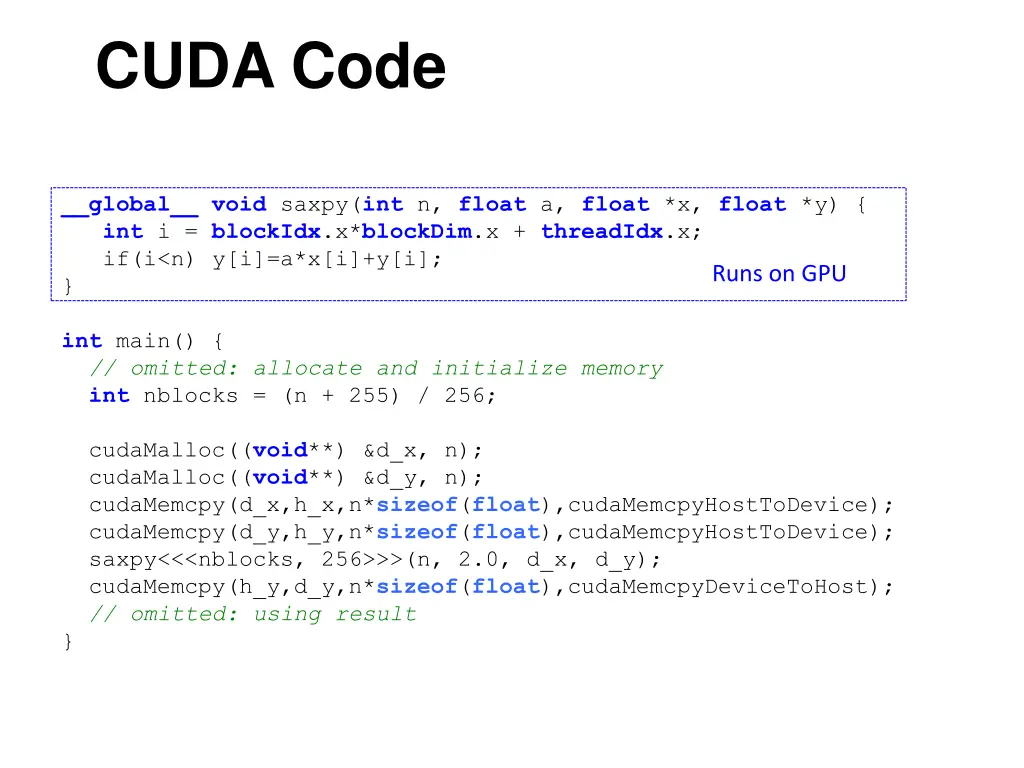 cuda code