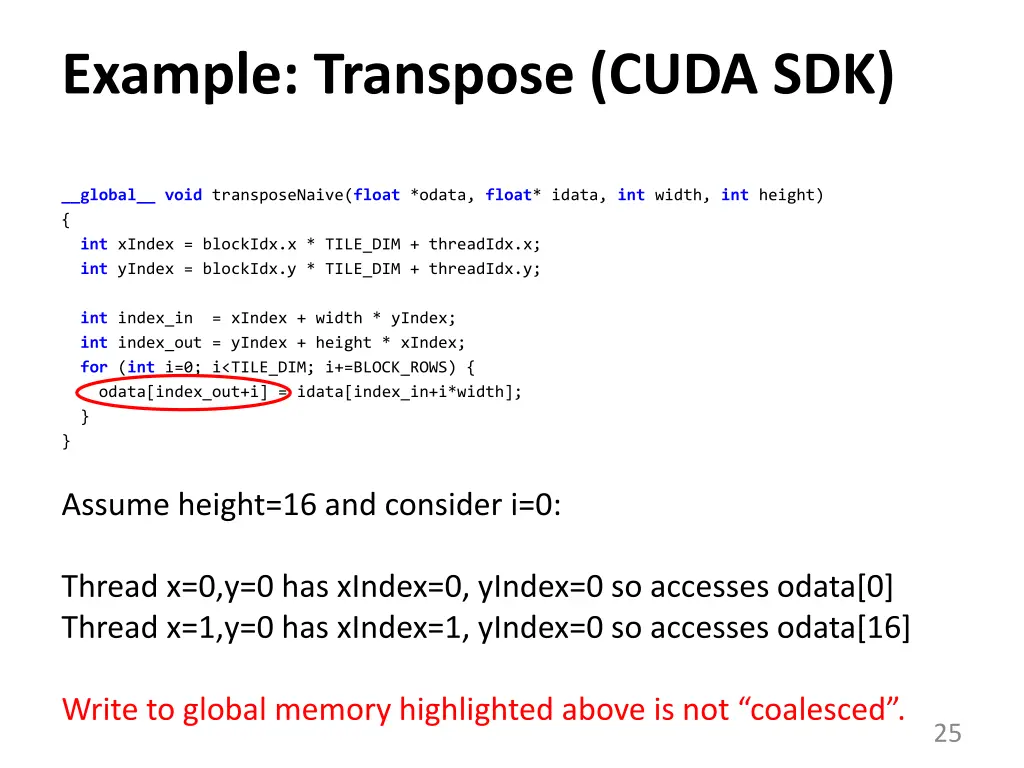 example transpose cuda sdk 1