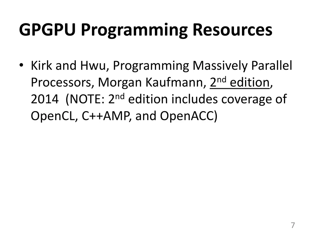 gpgpu programming resources
