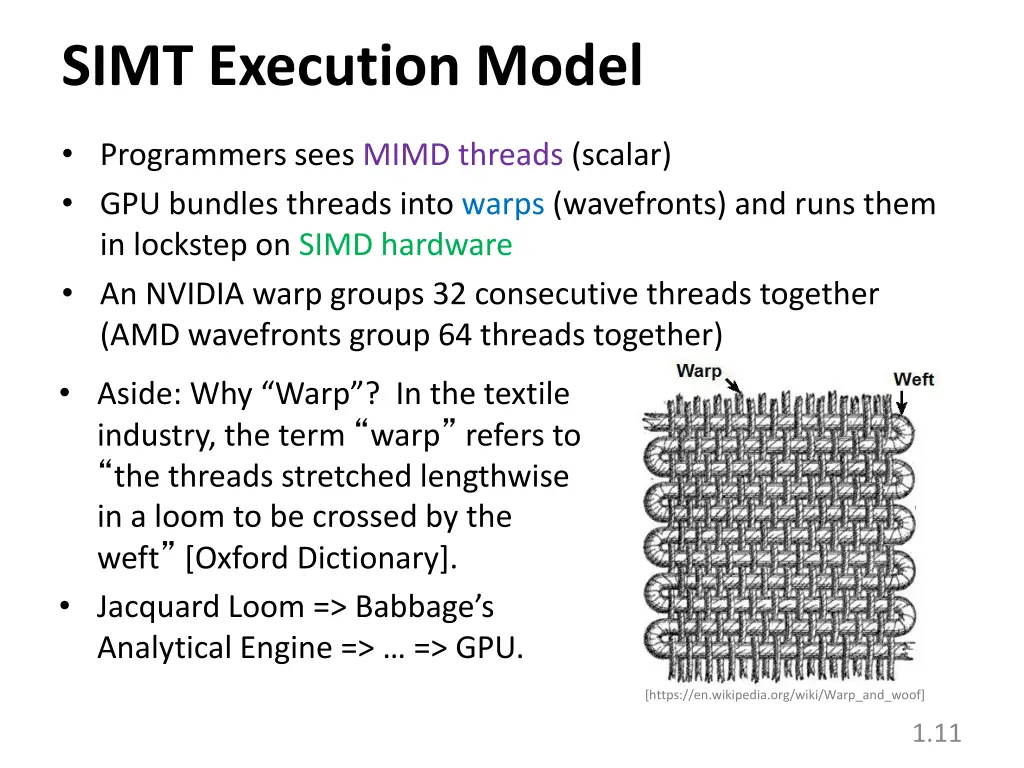 simt execution model