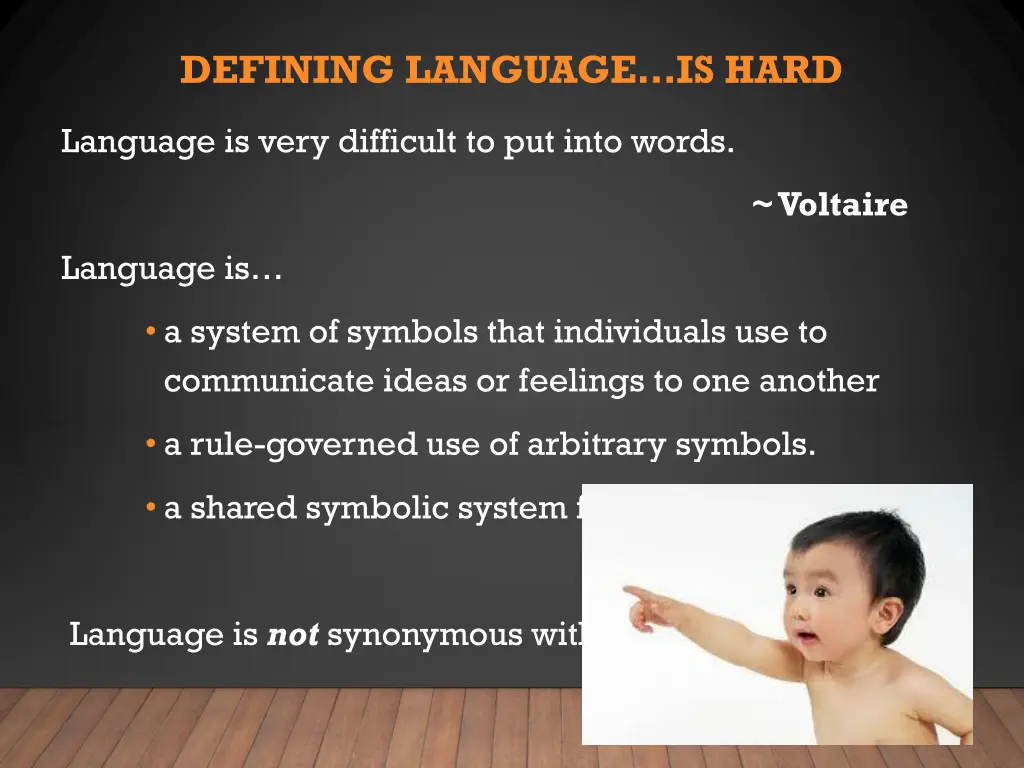 defining language is hard