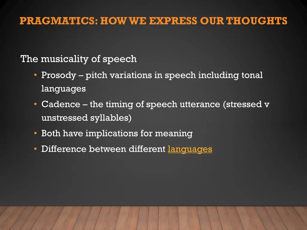 pragmatics how we express our thoughts 1