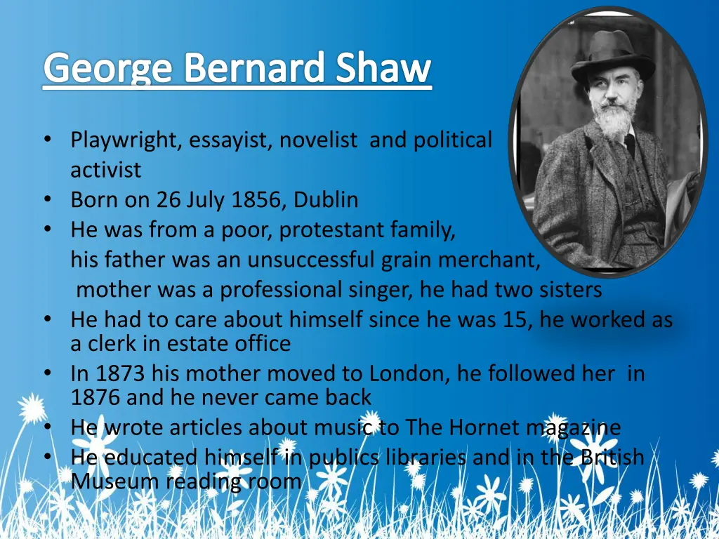 george bernard shaw 1