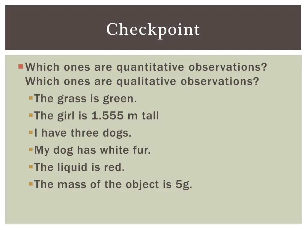 checkpoint