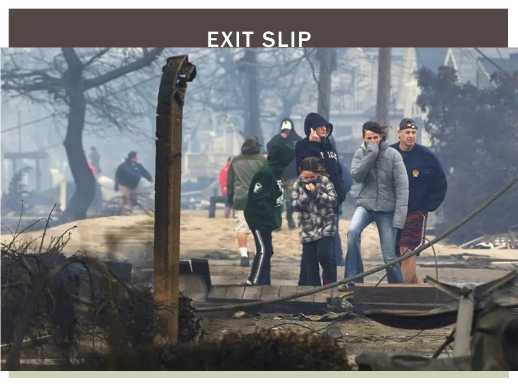exit slip