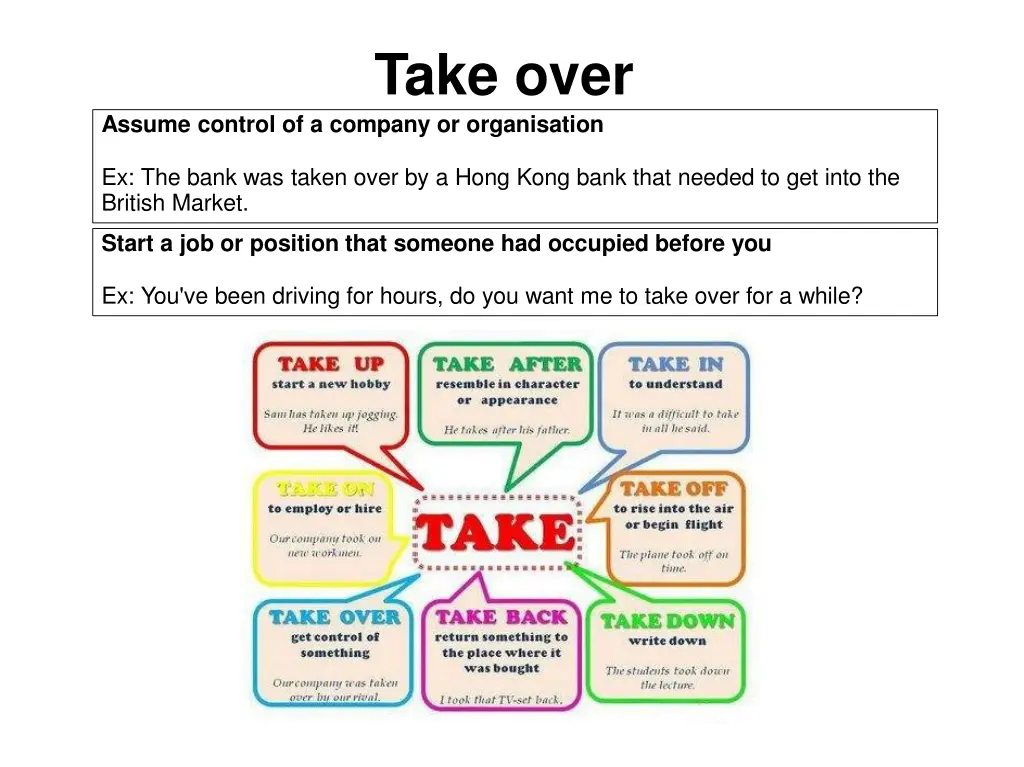 take over