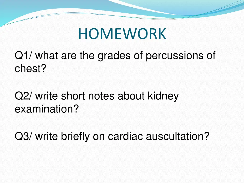 homework