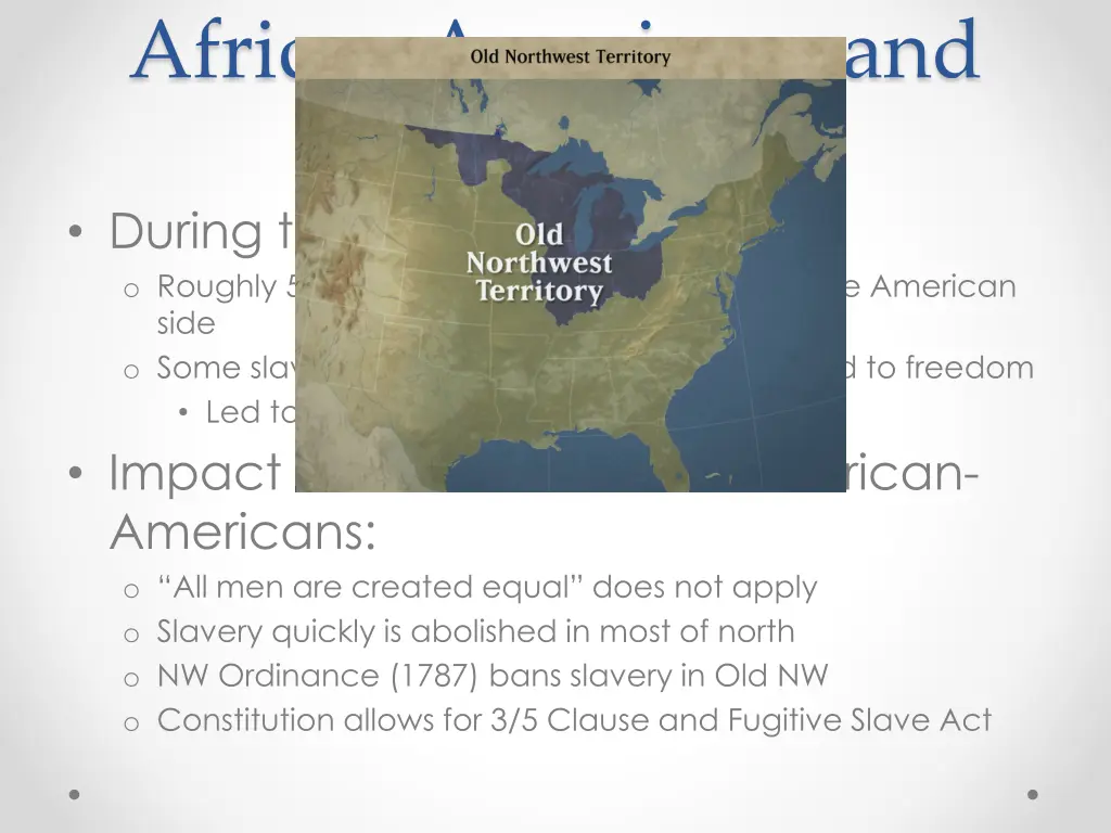 african americans and the war during