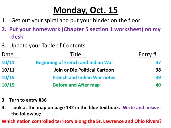 monday oct 15