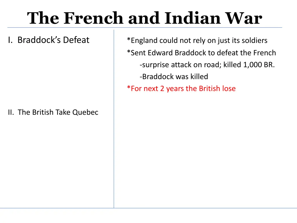 the french and indian war 2