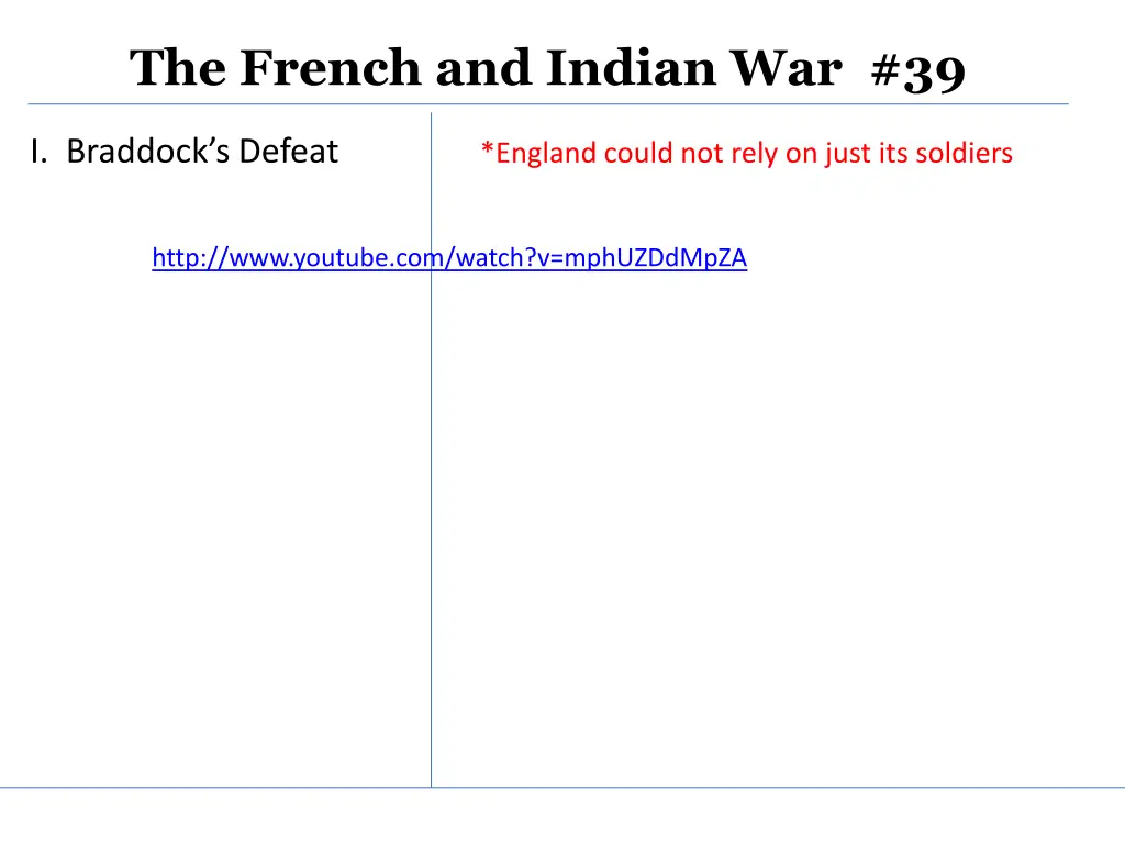 the french and indian war 39