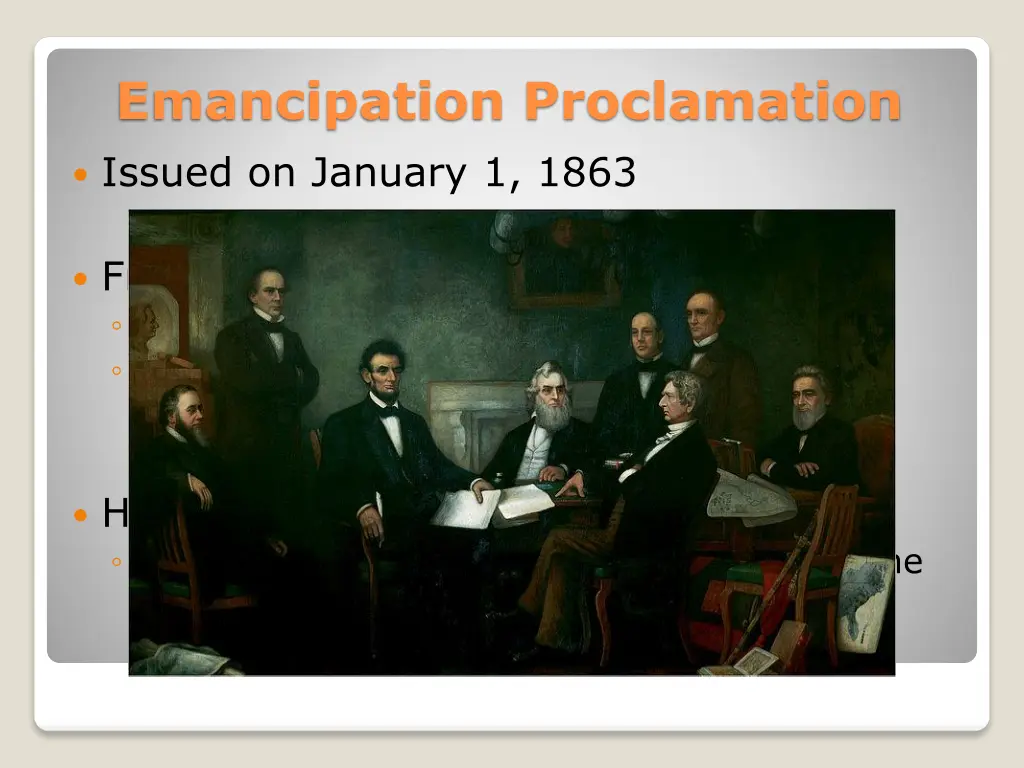 emancipation proclamation