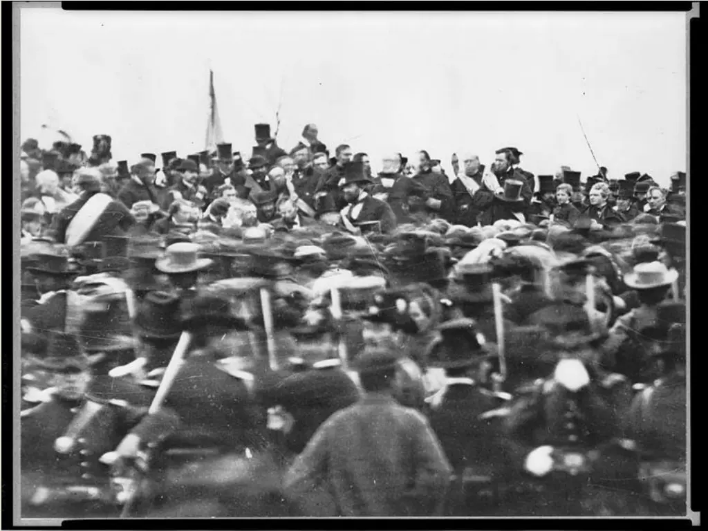 gettysburg address issued on november 19 1863