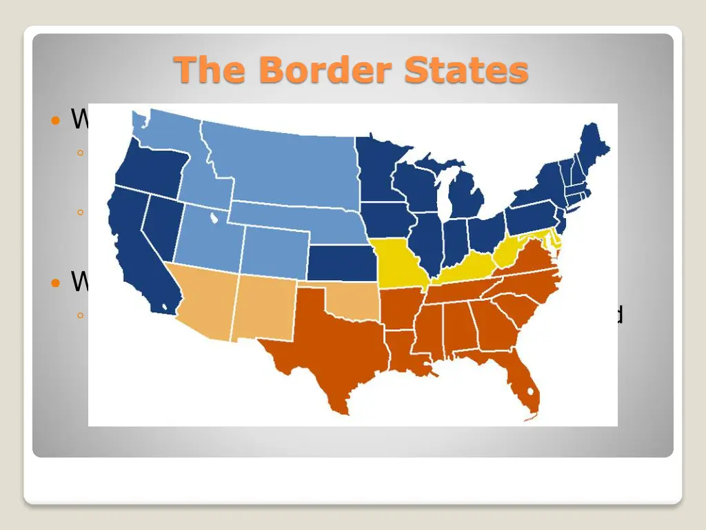the border states