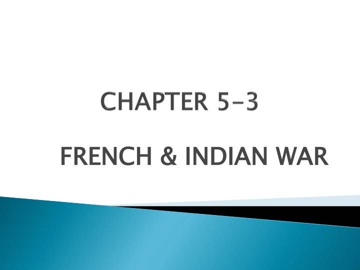 french indian war