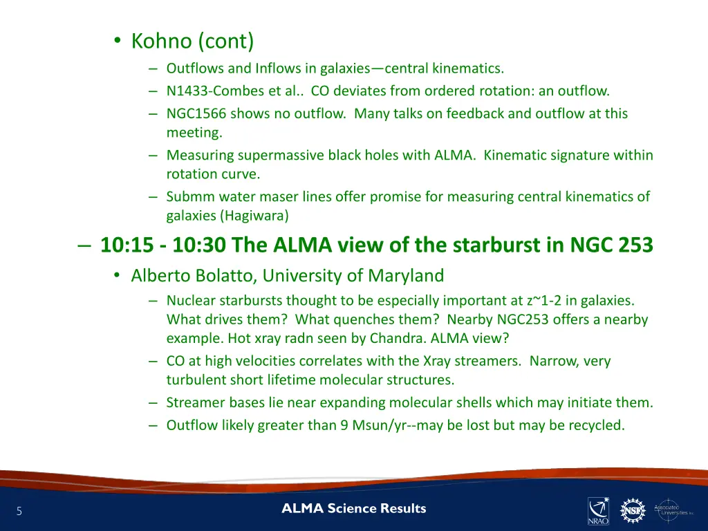 kohno cont outflows and inflows in galaxies