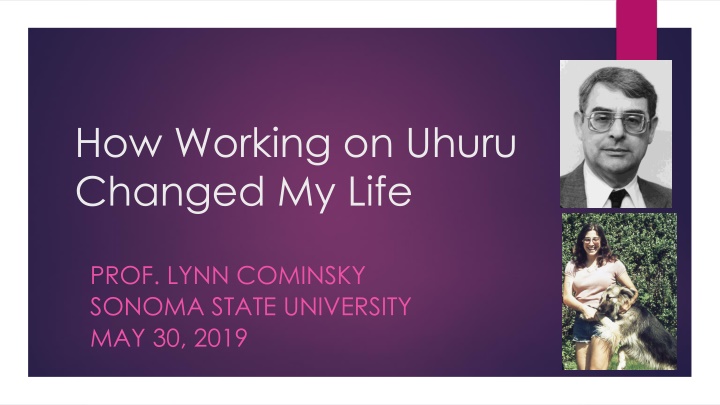 how working on uhuru changed my life