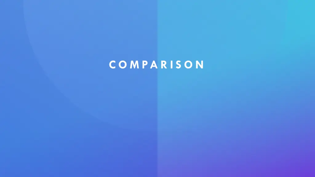 c o m pa r i s o n