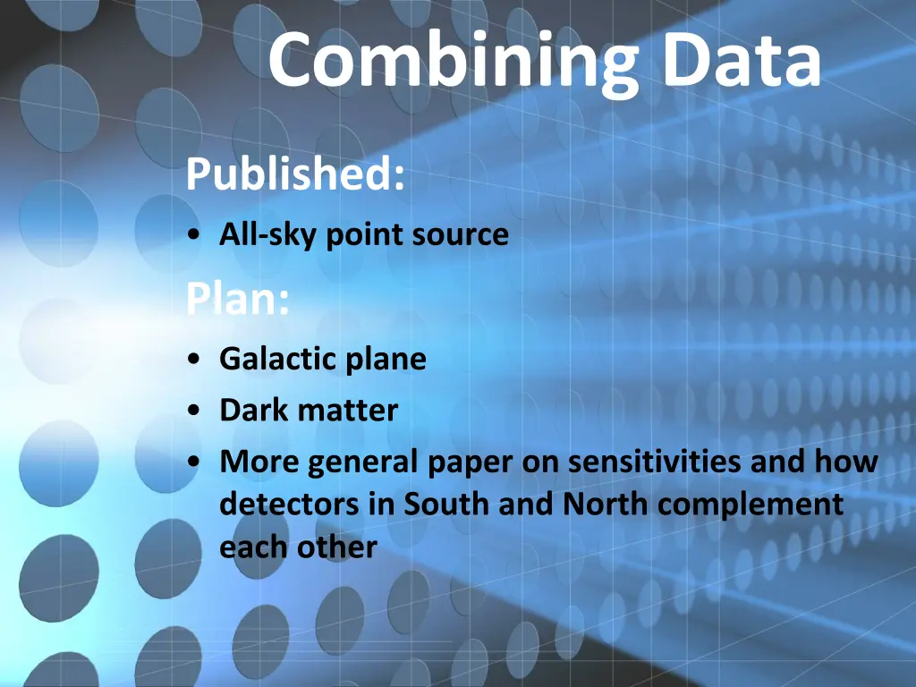 combining data