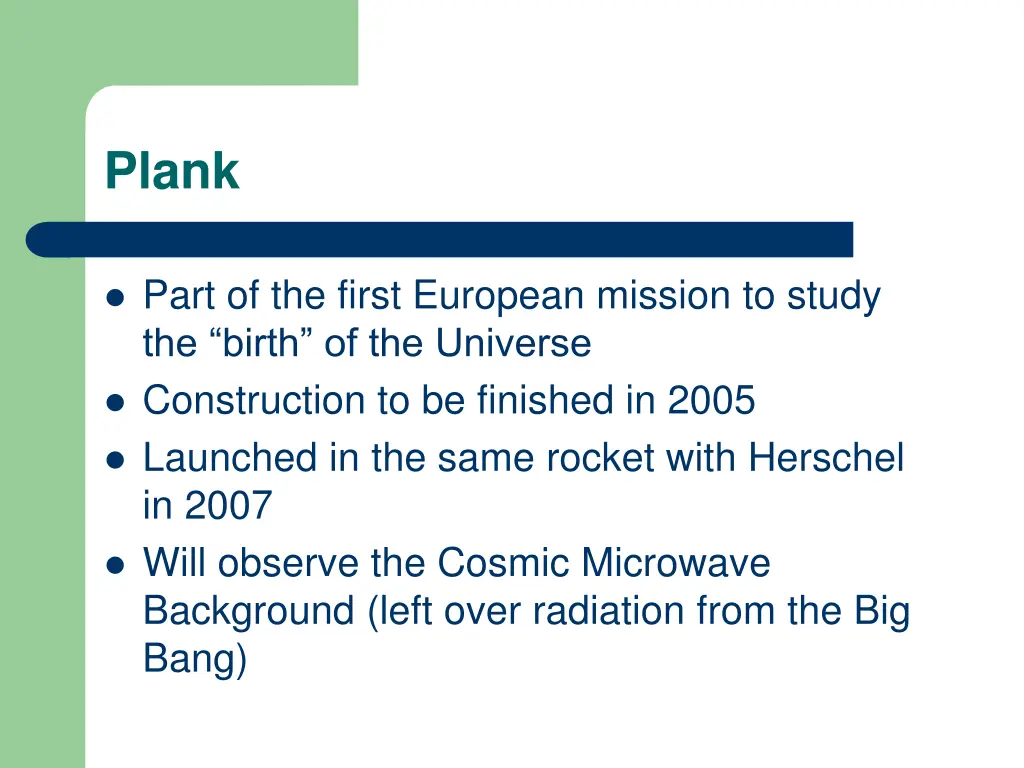 plank