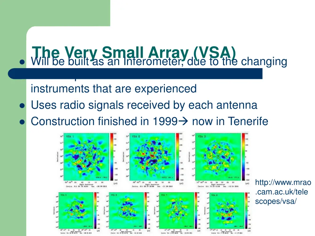 the very small array vsa will be built