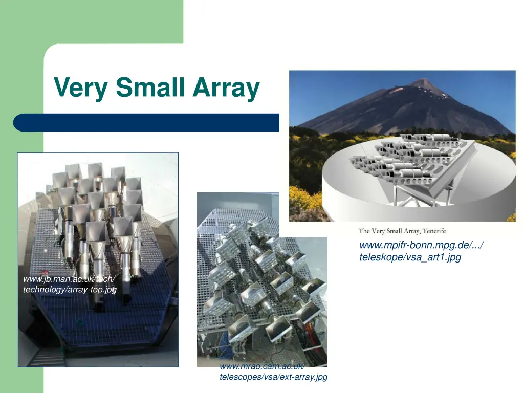 very small array