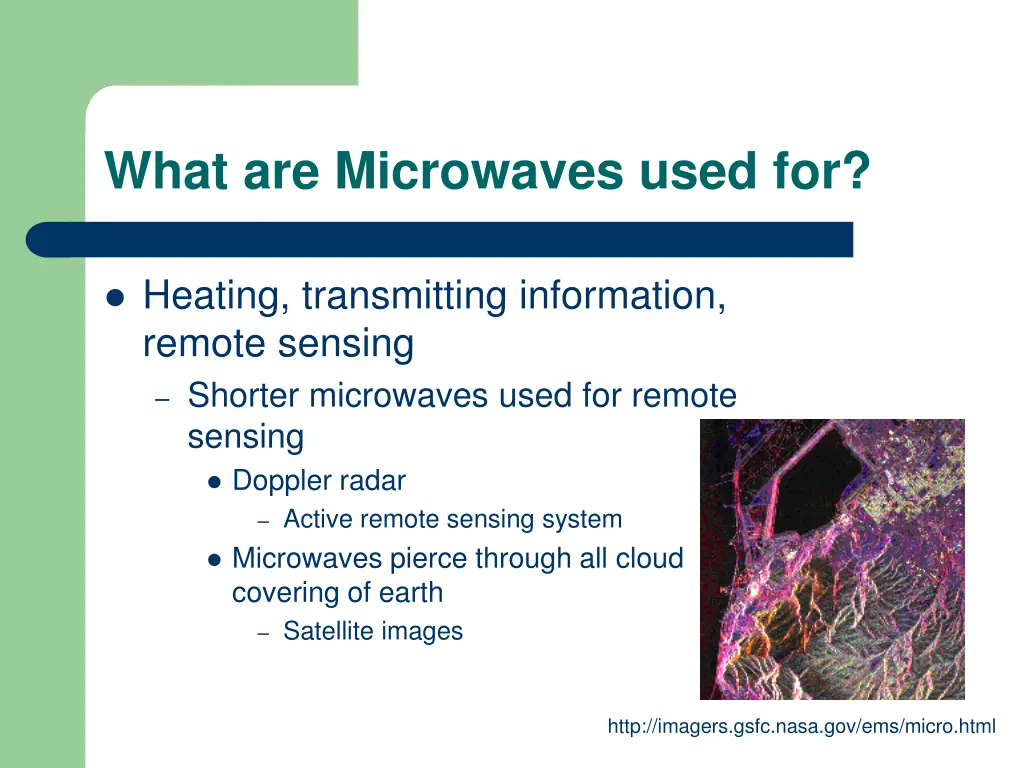 what are microwaves used for
