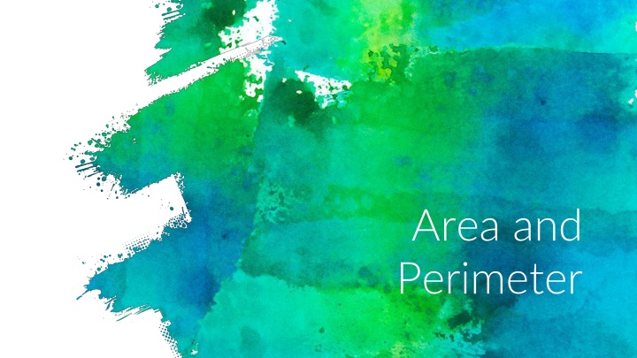 area and perimeter