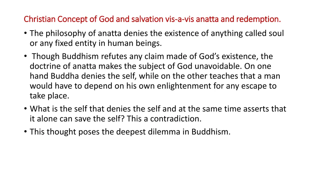 christian concept of god and salvation