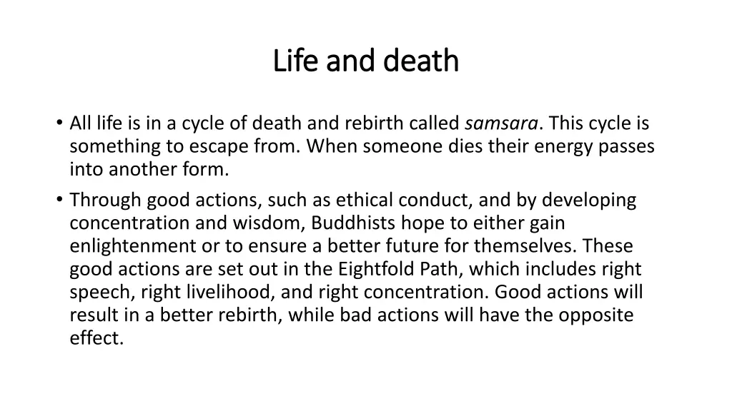 life and death life and death