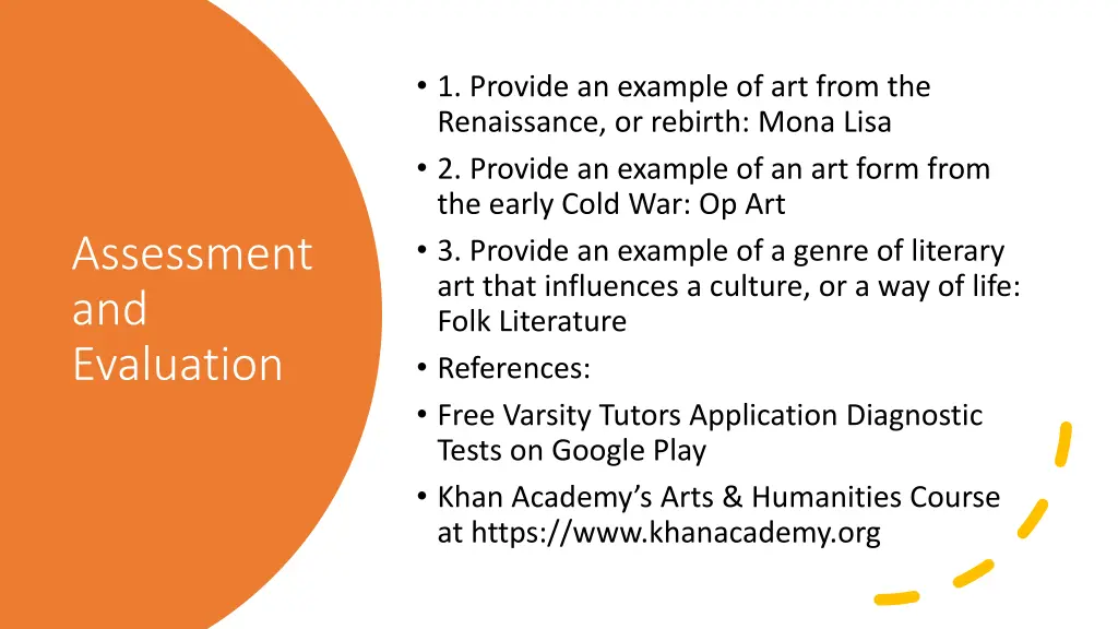 1 provide an example of art from the renaissance