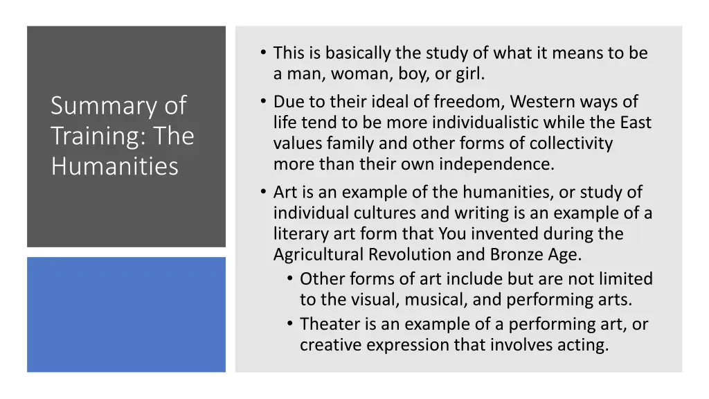this is basically the study of what it means