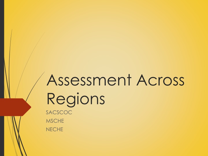 assessment across regions sacscoc msche neche